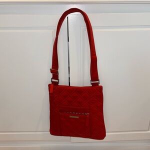 Vera Bradley Red Quilted Shoulder Bag